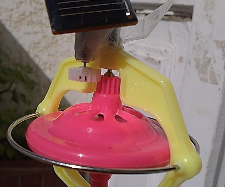 Solar Powered Gyroscope