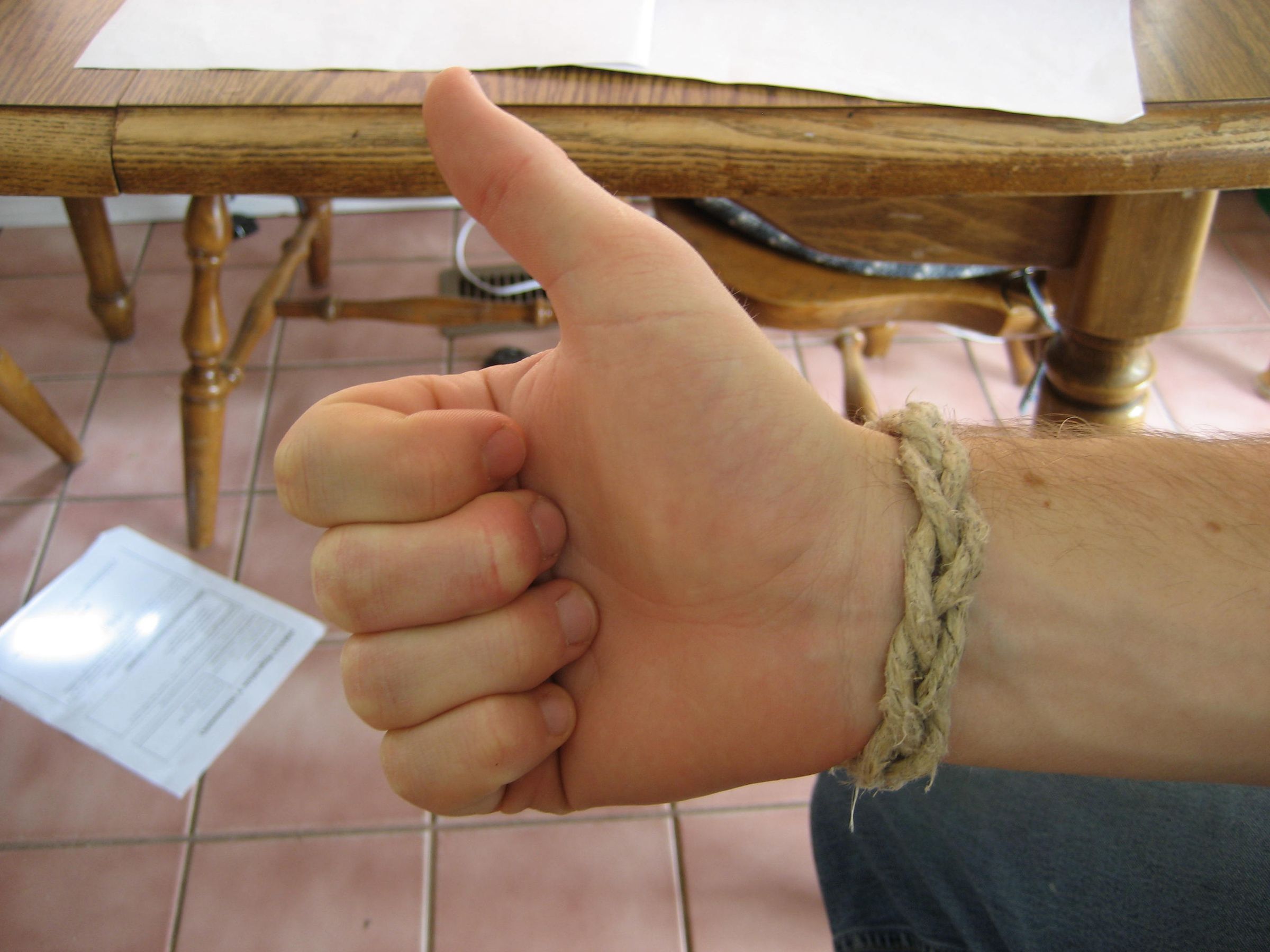 Semi-Permanent Braided Bracelet