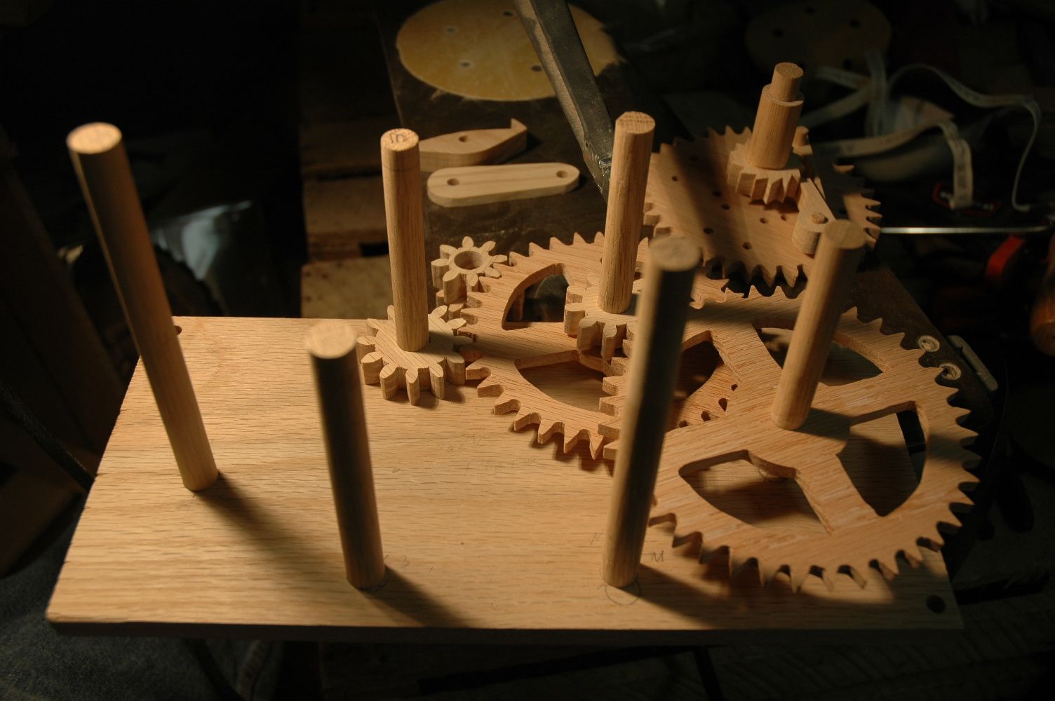 Wooden Gear Clock : 9 Steps (with Pictures) - Instructables