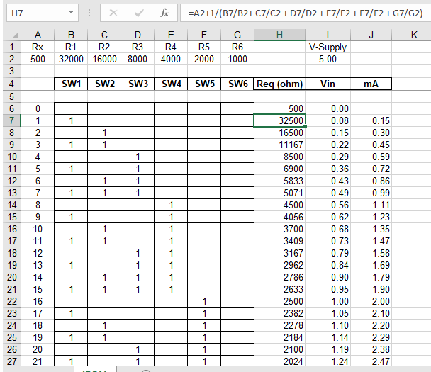 Proof - Excel