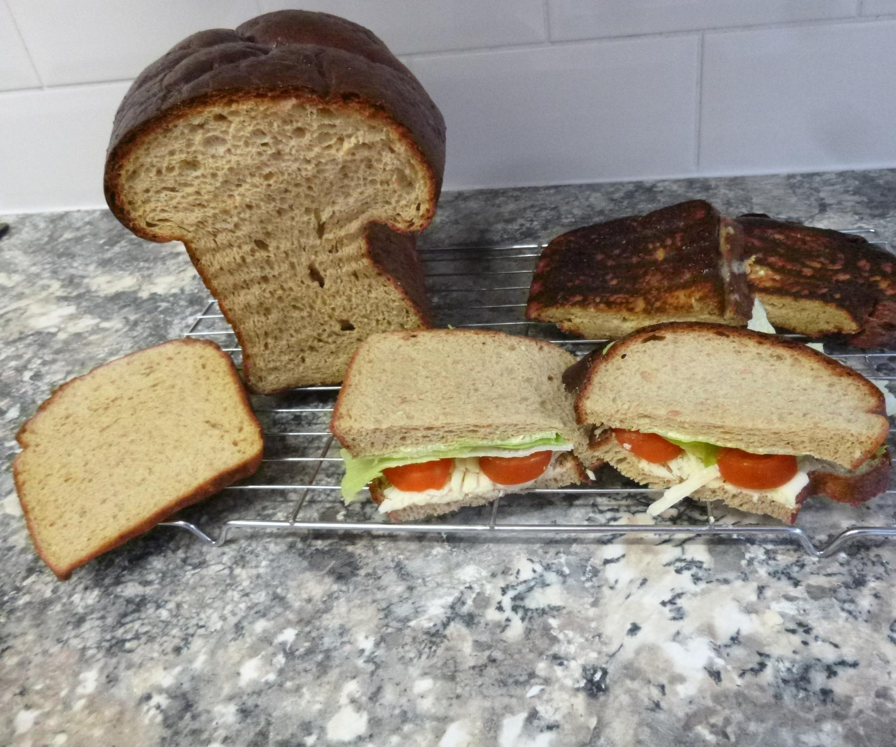 Keto Low Carb Bread Which Tastes and Slices Like Normal Bread; Great for Healthy Sandwiches, Toast and Tasty Toasties
