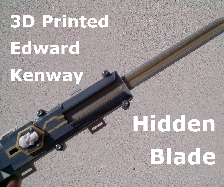 3D Printed Edward Inspired Hidden Blade