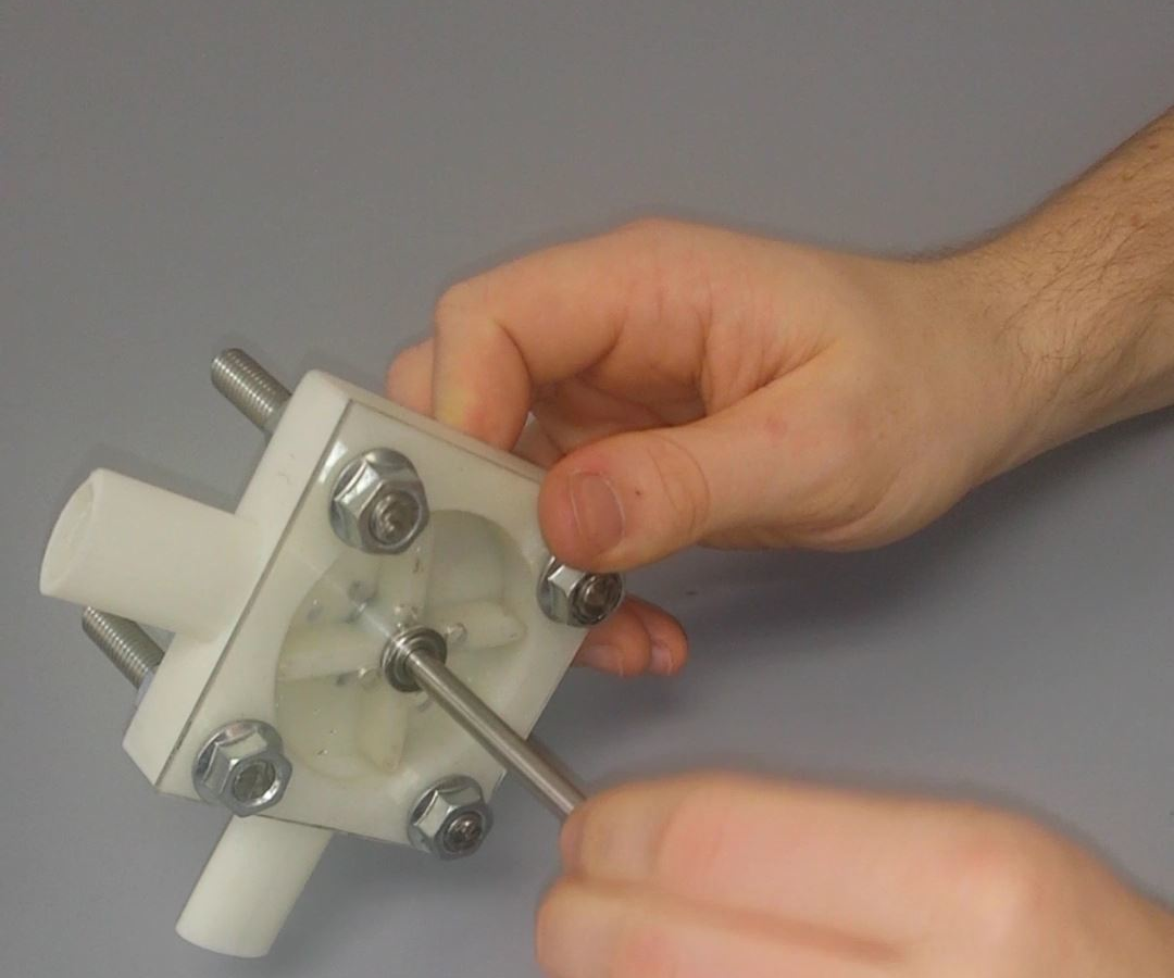 Motor pump Using 3d printer