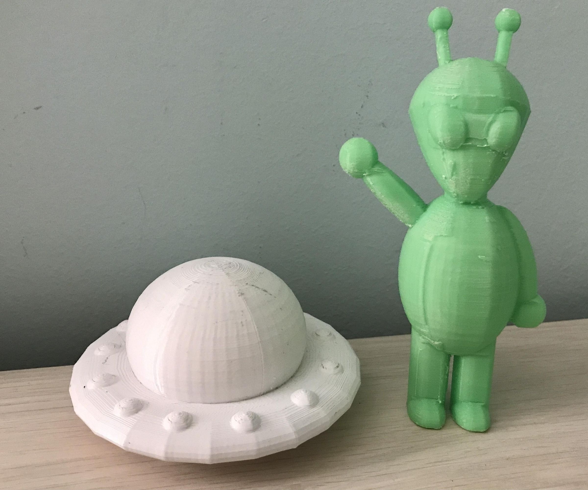 Adorable Alien + UFO DIY Tutorial