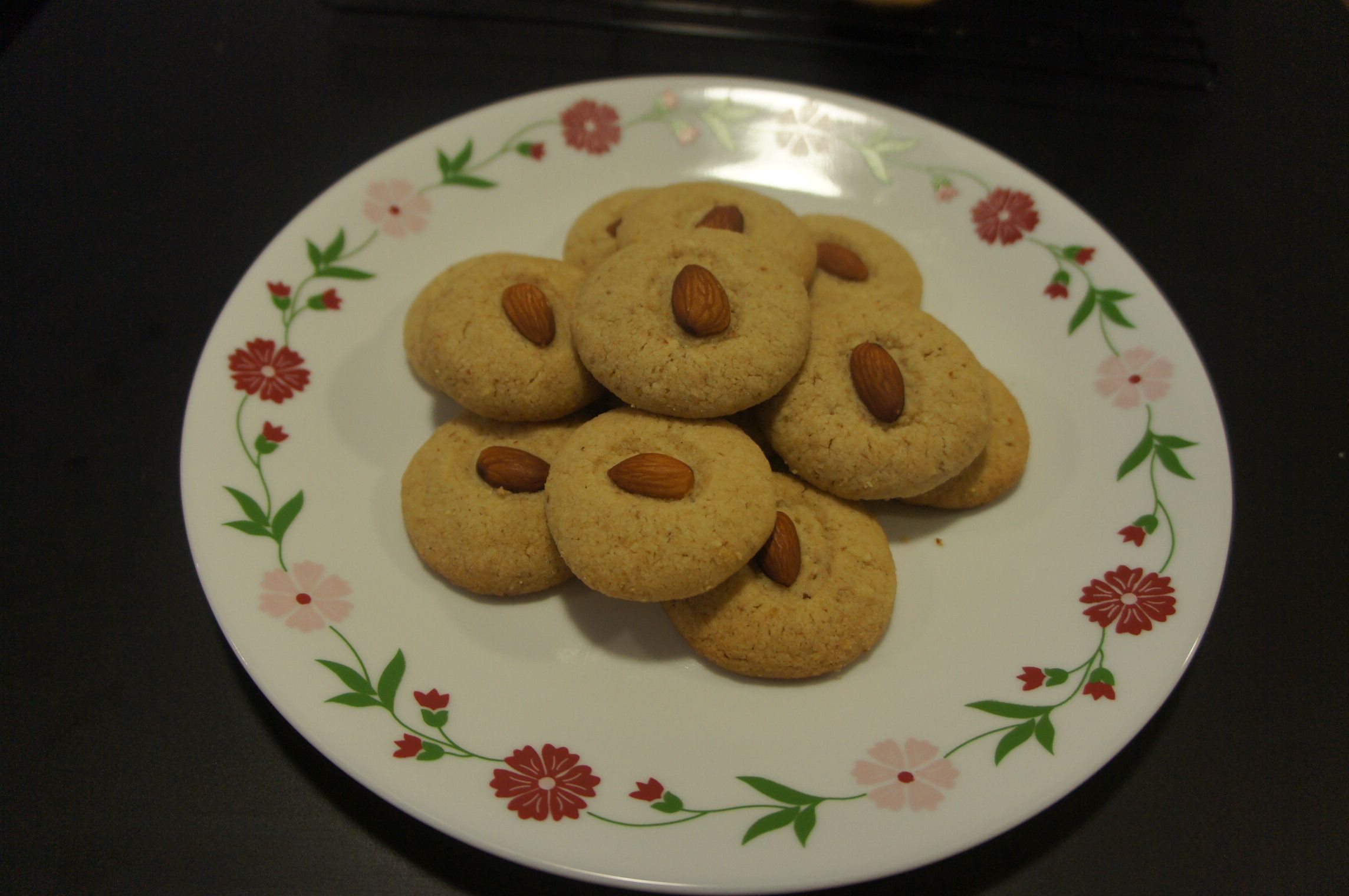 Whole Wheat Almond Cookies 
