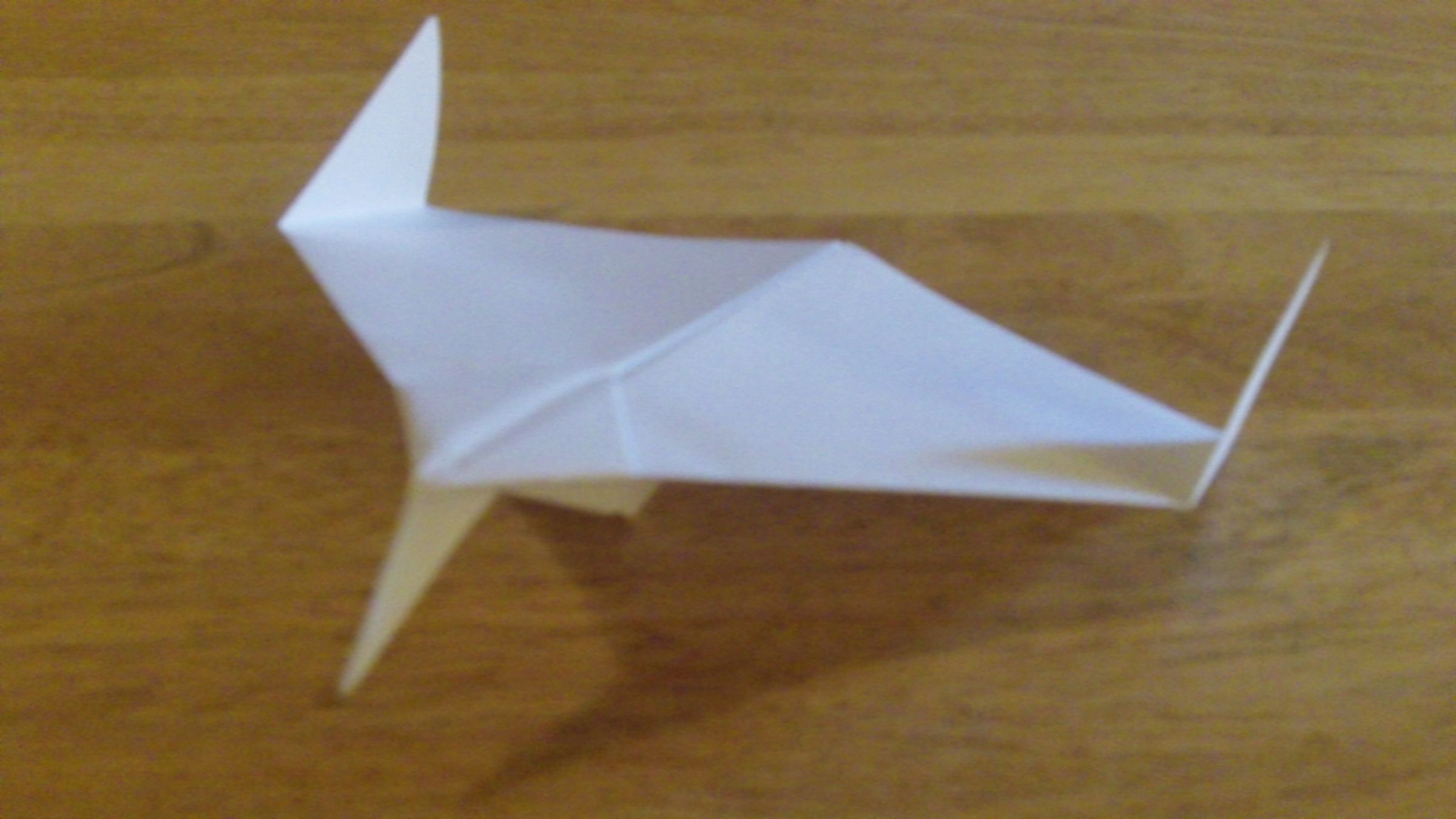 How to Make the Pelican Paper Airplane
