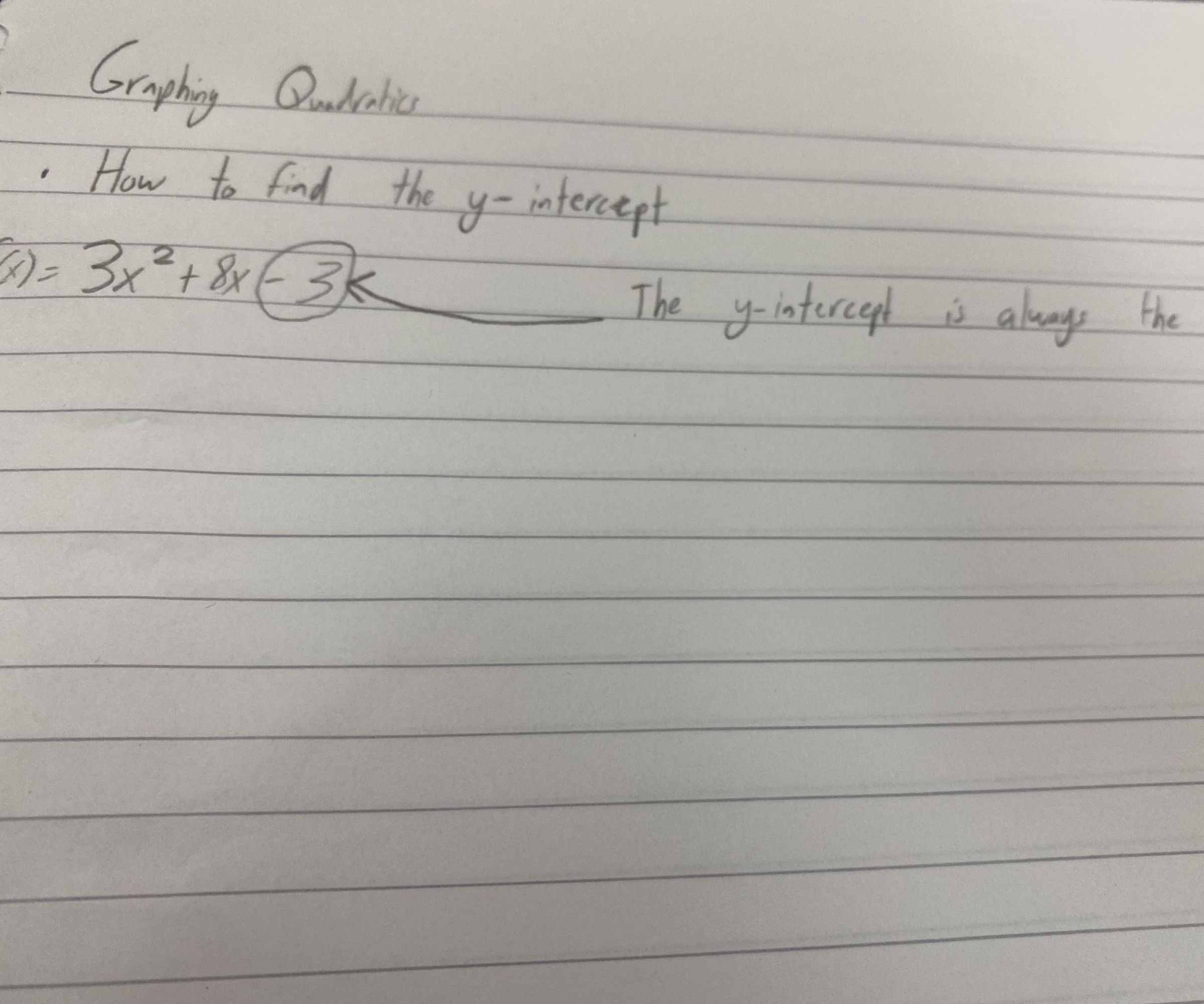Graphing Quadratics and Vertex Form Summative