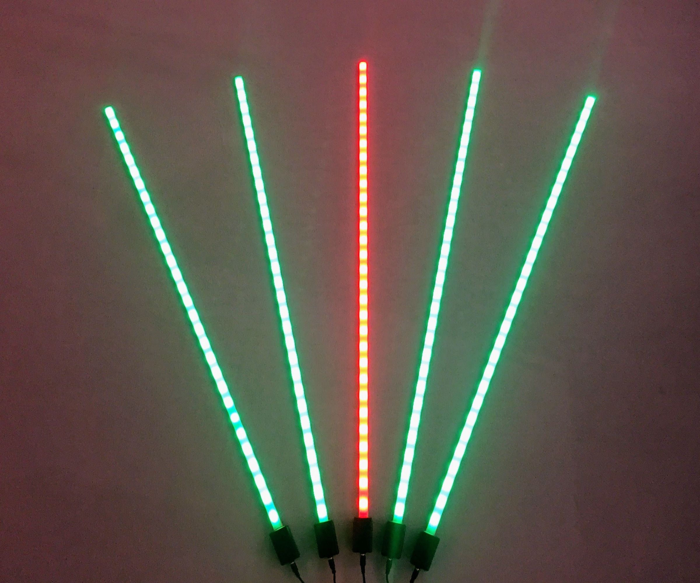 WiFi Mesh Synchronized LED Bars