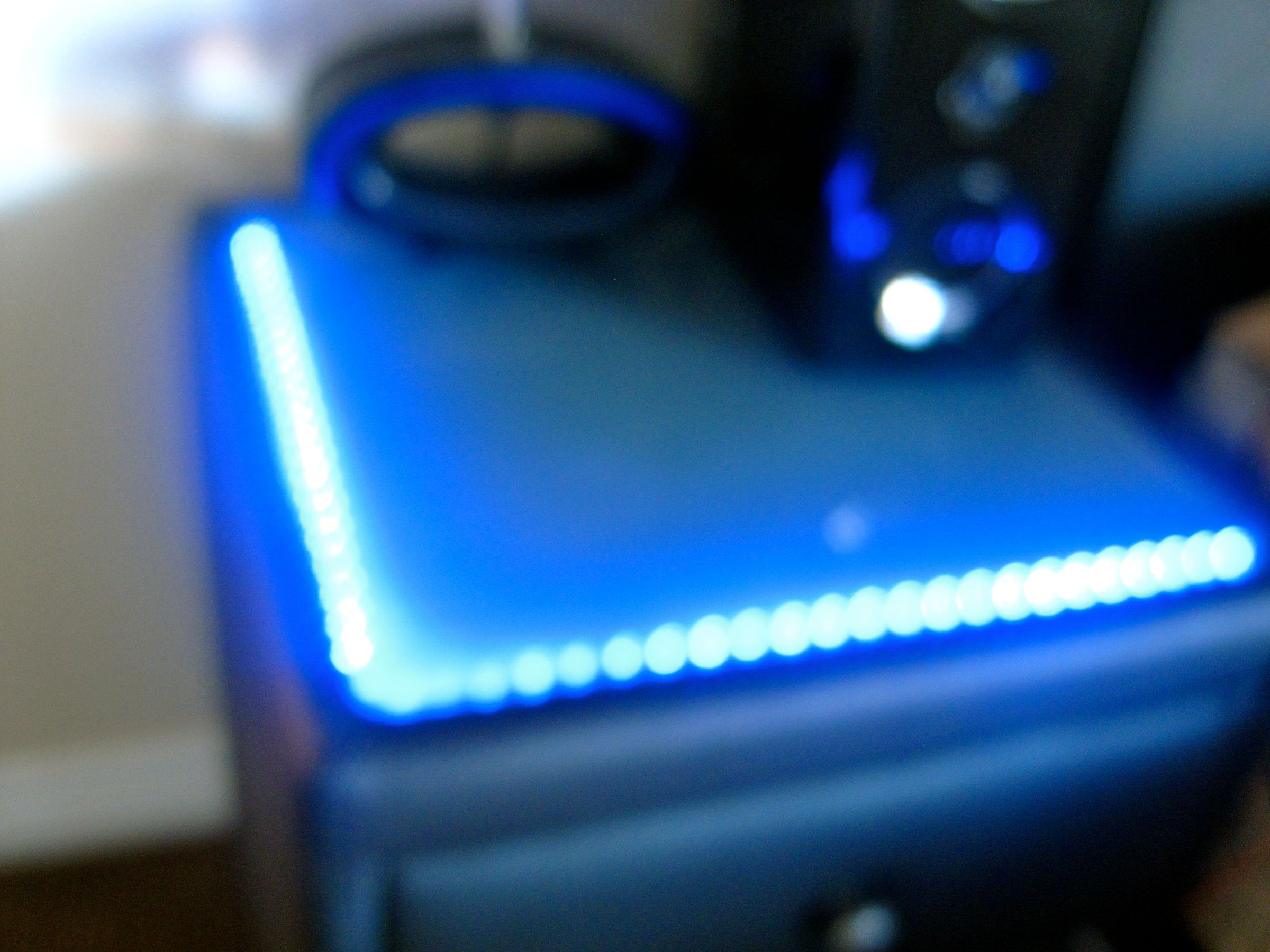 Lighted Bedside Table