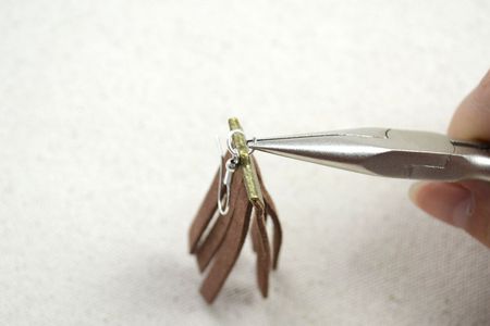 Open a Jumpring and Attach on Your Earring Hook.