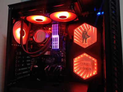 Custom ARGB Led Light PC Motherboard Sync With 3D Infinity Mirror Logo ...
