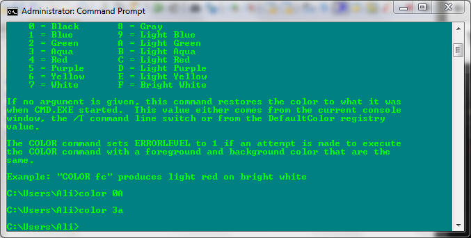 How to Change Color in Command Prompt : 5 Steps - Instructables