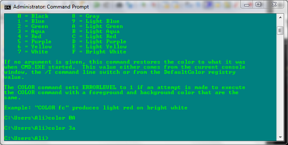 How to Change Color in Command Prompt : 5 Steps - Instructables