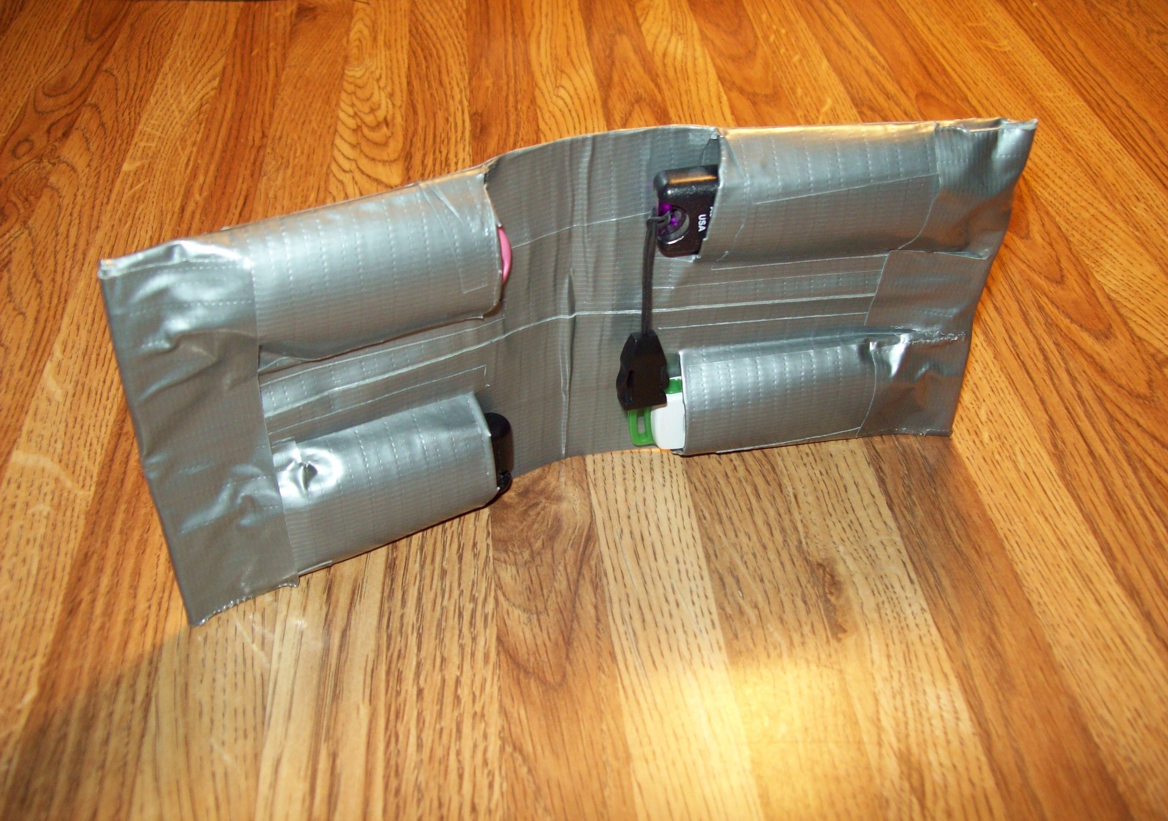 Duct Tape Usb Stick/thumb Drive  Holder/wallet