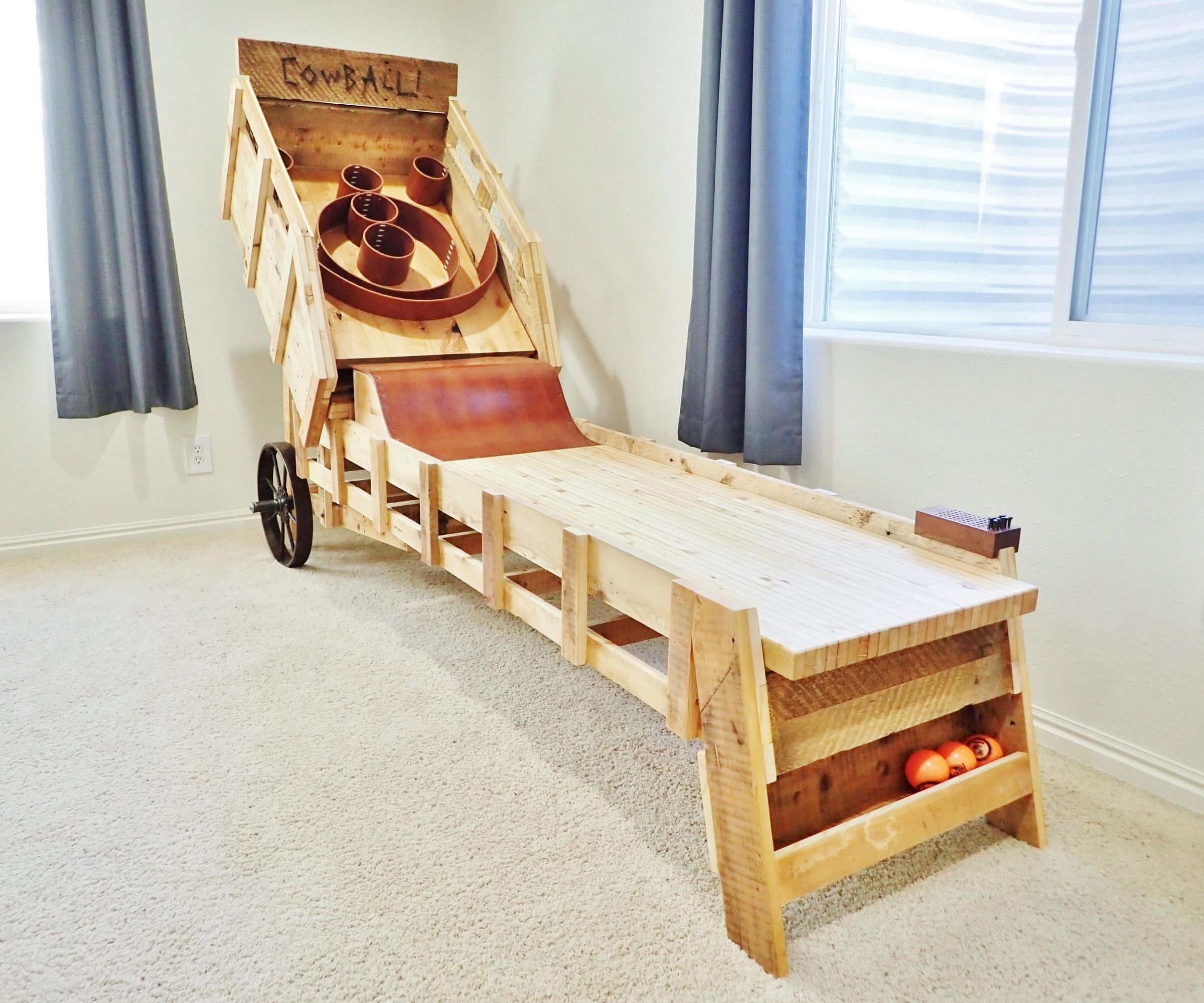 Rustic Skeeball Game