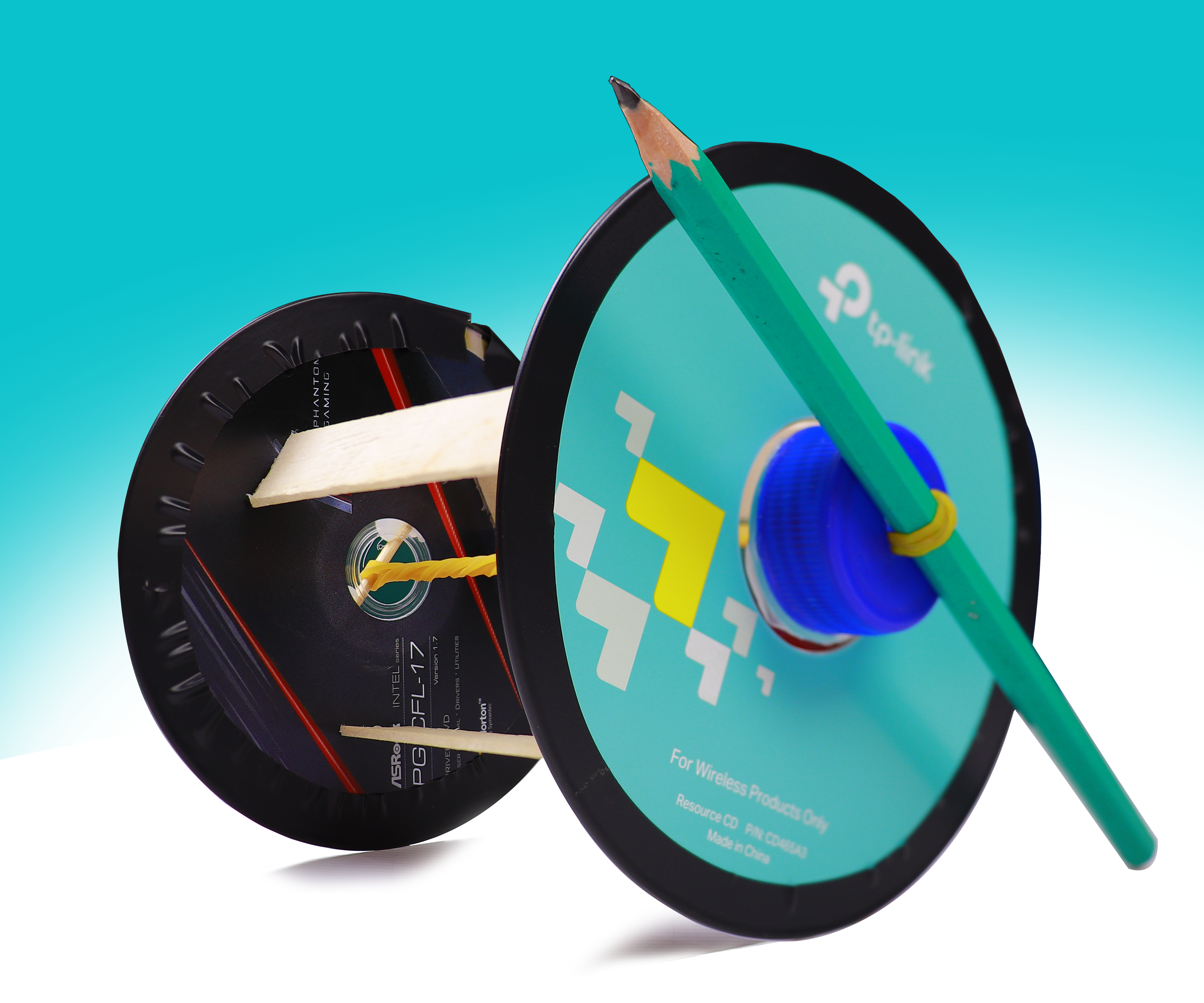 Recycling CDs Into Race Cars