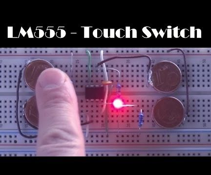 Touch Switch With Lm555