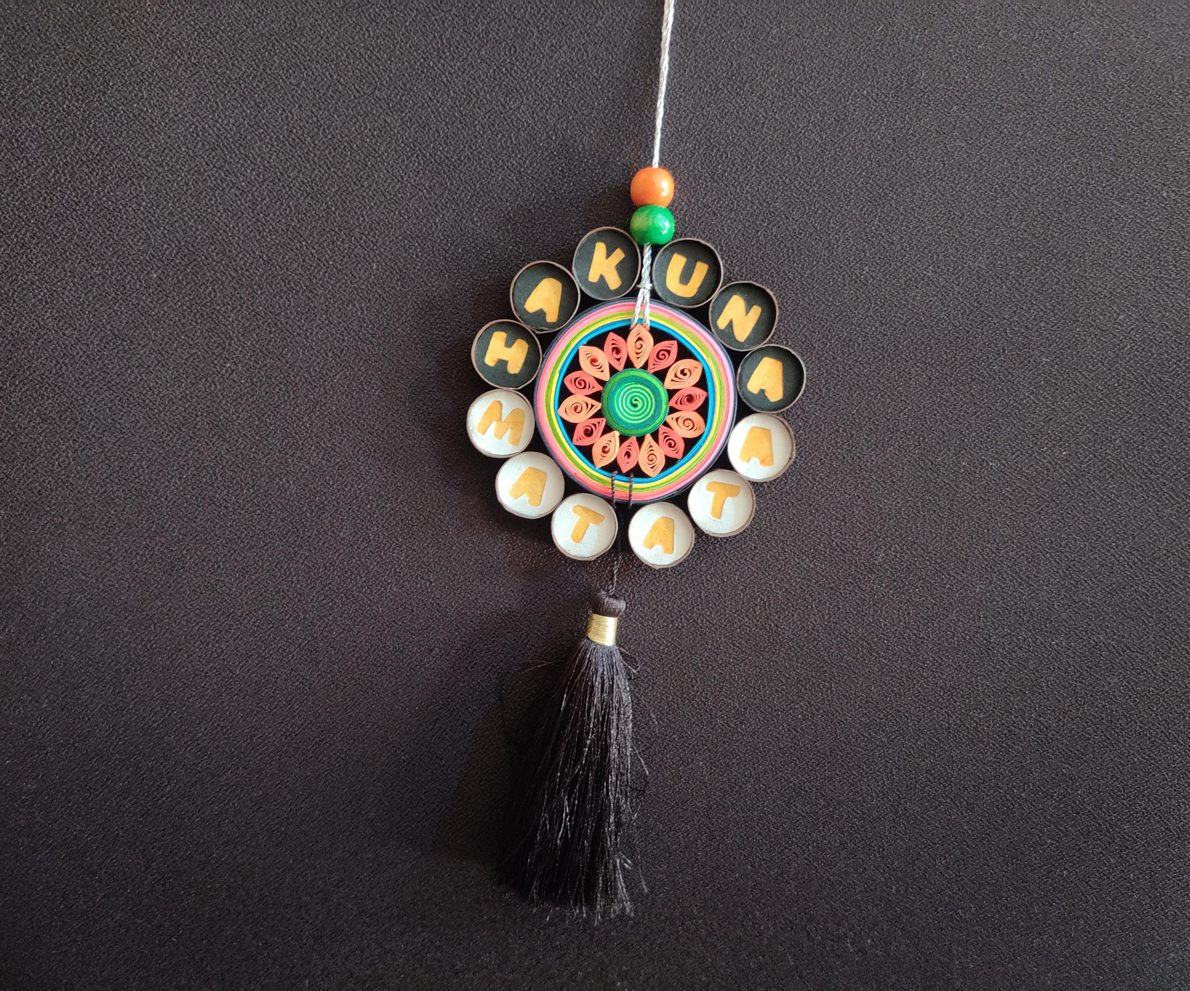 Hakuna Matata Hand Crafted Inspirational Dangler