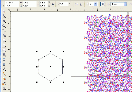 Create Your Hexagon Outline for Trimming.