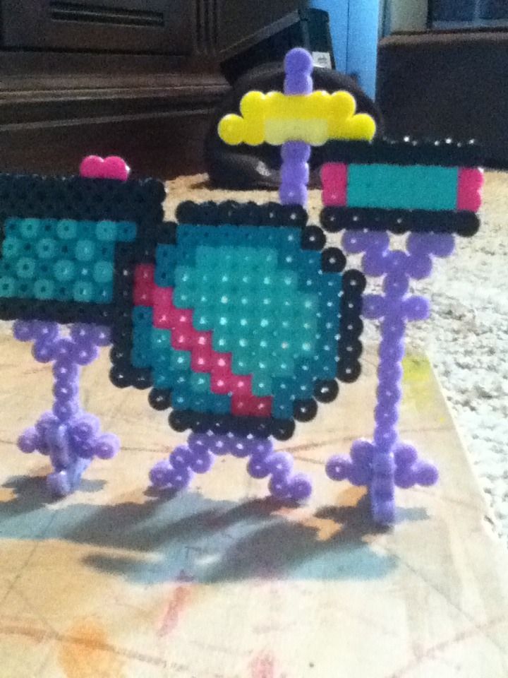 Drum Set Perler Beads