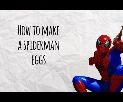 How to Make a Spiderman Easter Egg DIY