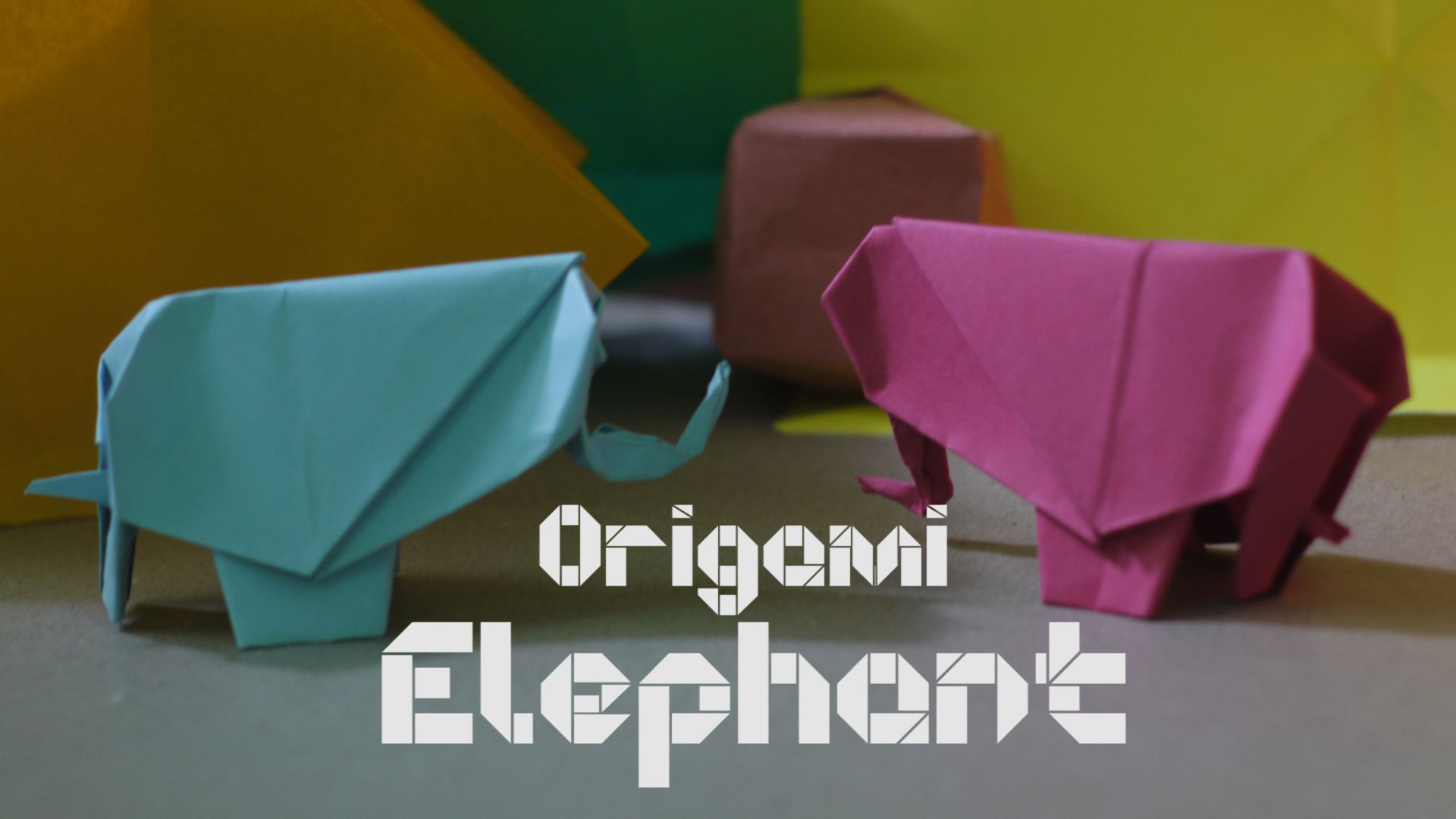 How to Make Origami Elephant - by Origami Artists