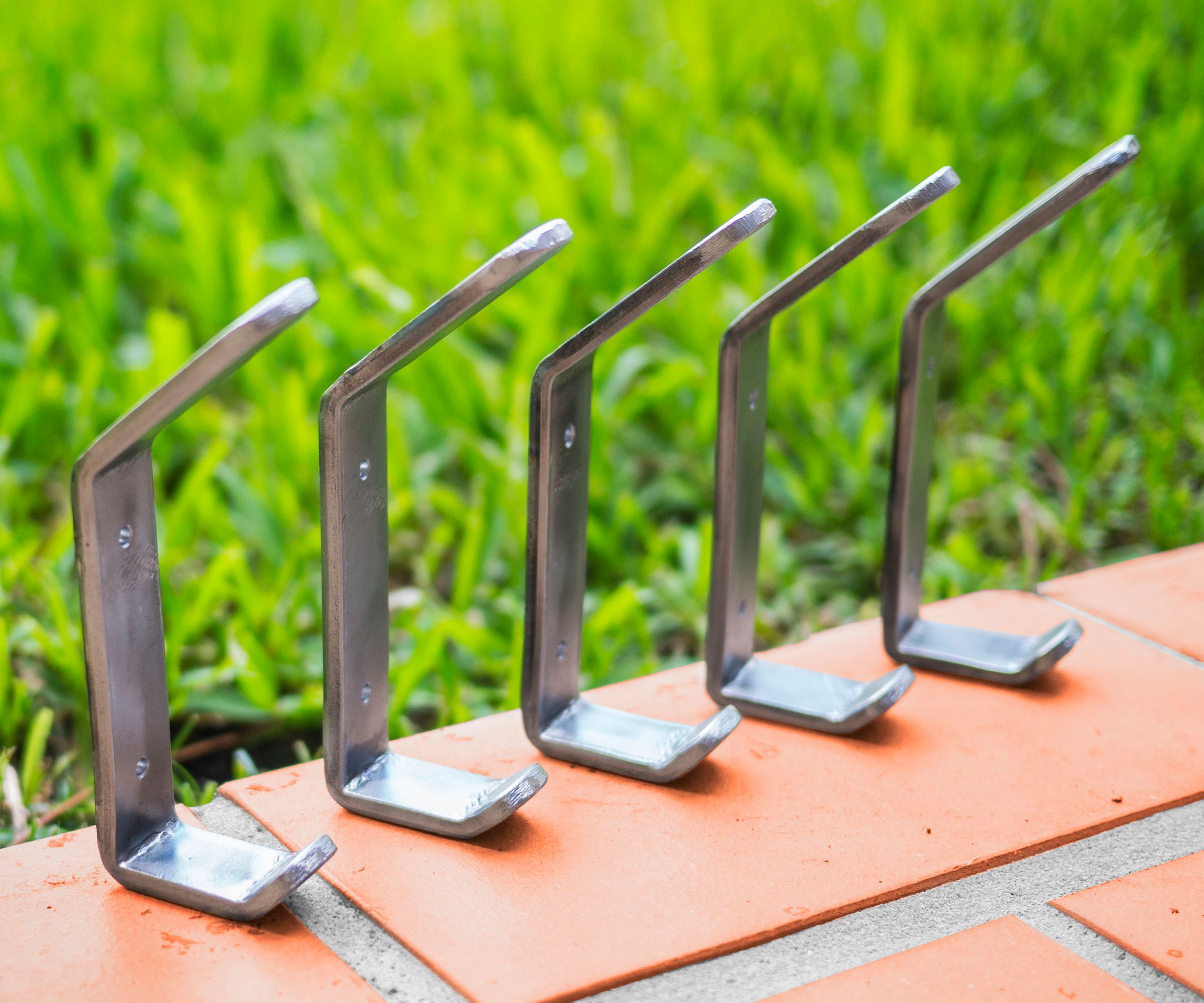 Bent Metal Coat Hooks