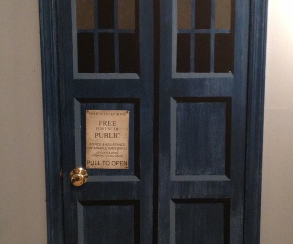 Make Your Own Tardis Door