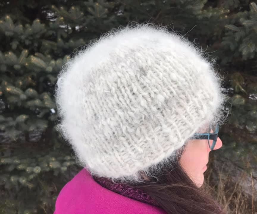 Warm and Fuzzy Chiengora Hat