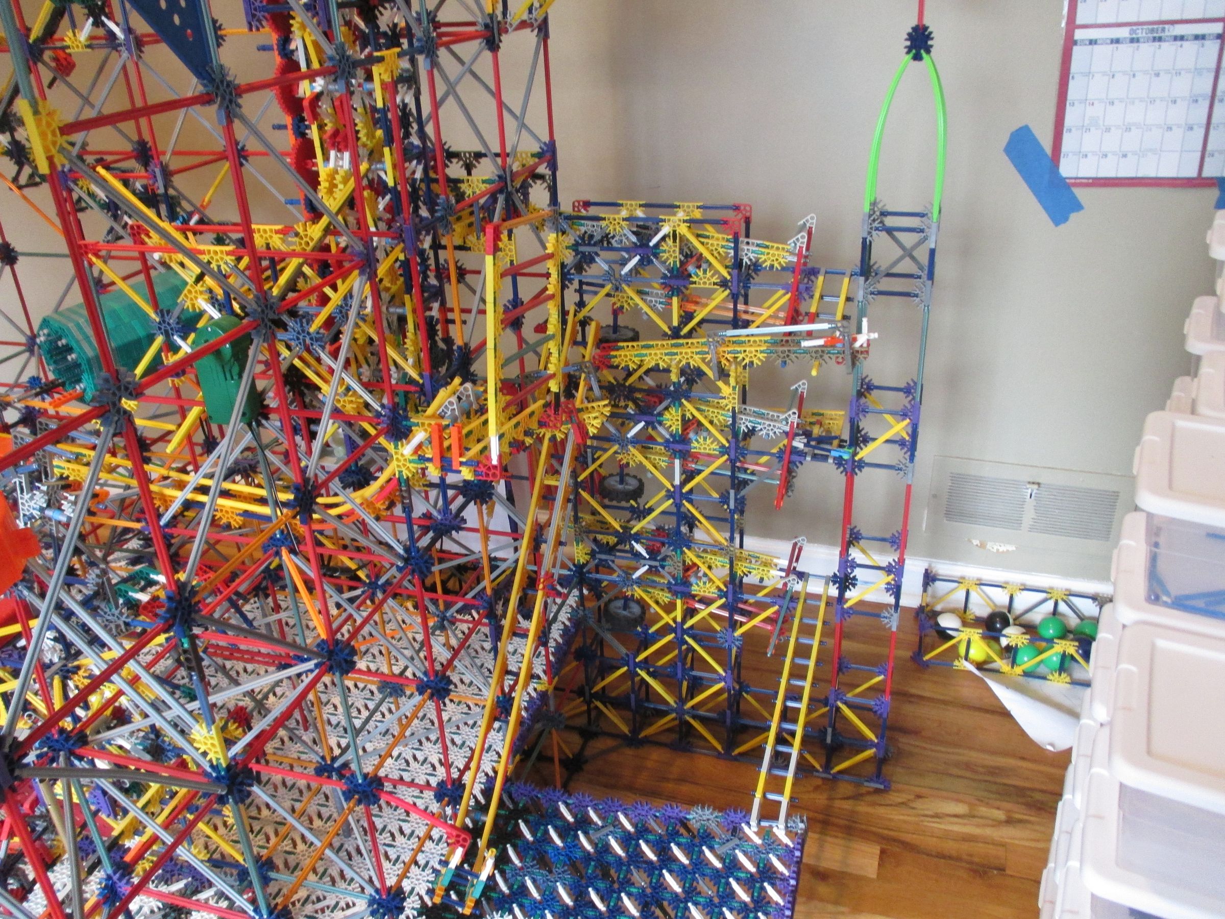 K'nex Ball Machine Grid Tower II, Elements : 15 Steps (with Pictures ...