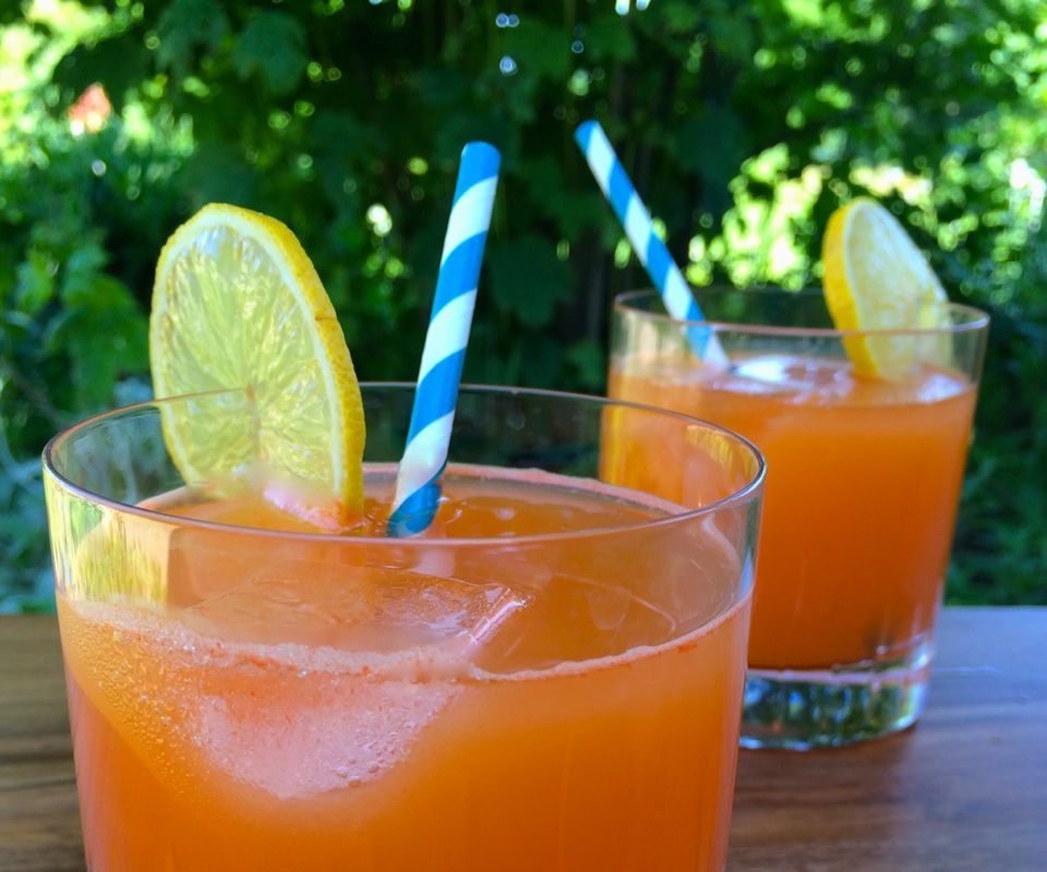 Honey-Sweetened Carrot Lemonade
