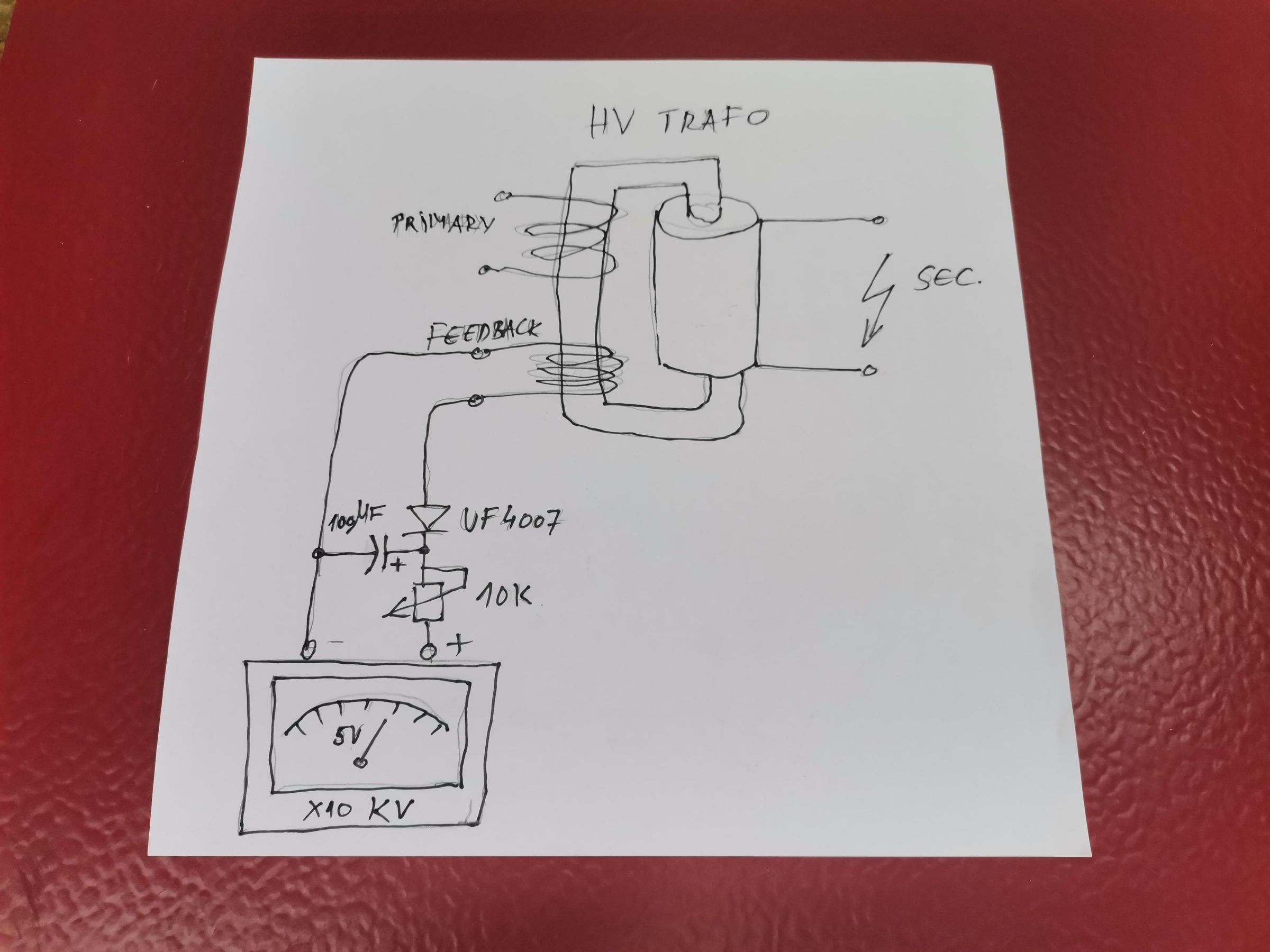 How to Make Simple Variable HIGH VOLTAGE Power Supply : 5 Steps ...