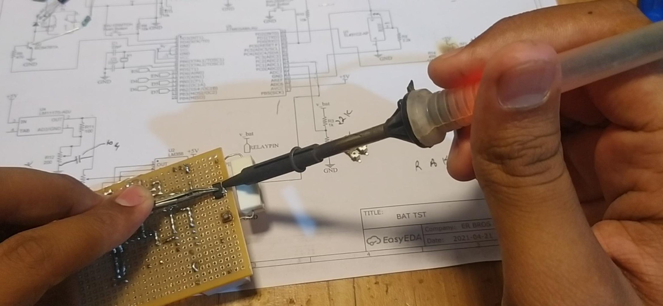 DIY BATTERY CAPACITY TESTER 4 Steps Circuit Diagram