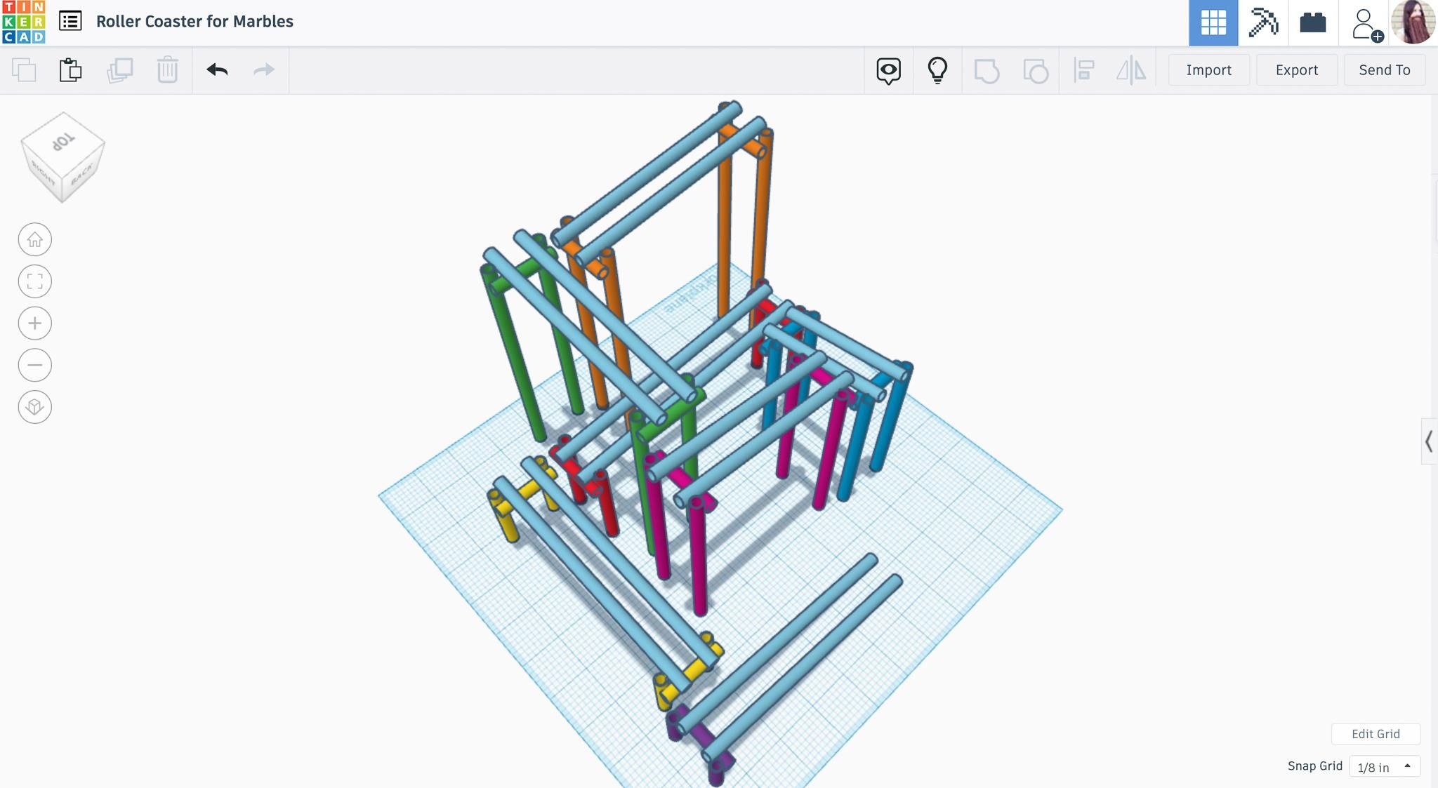 Design a Straw Roller Coaster Using Tinkercad 12 Steps (with Pictures