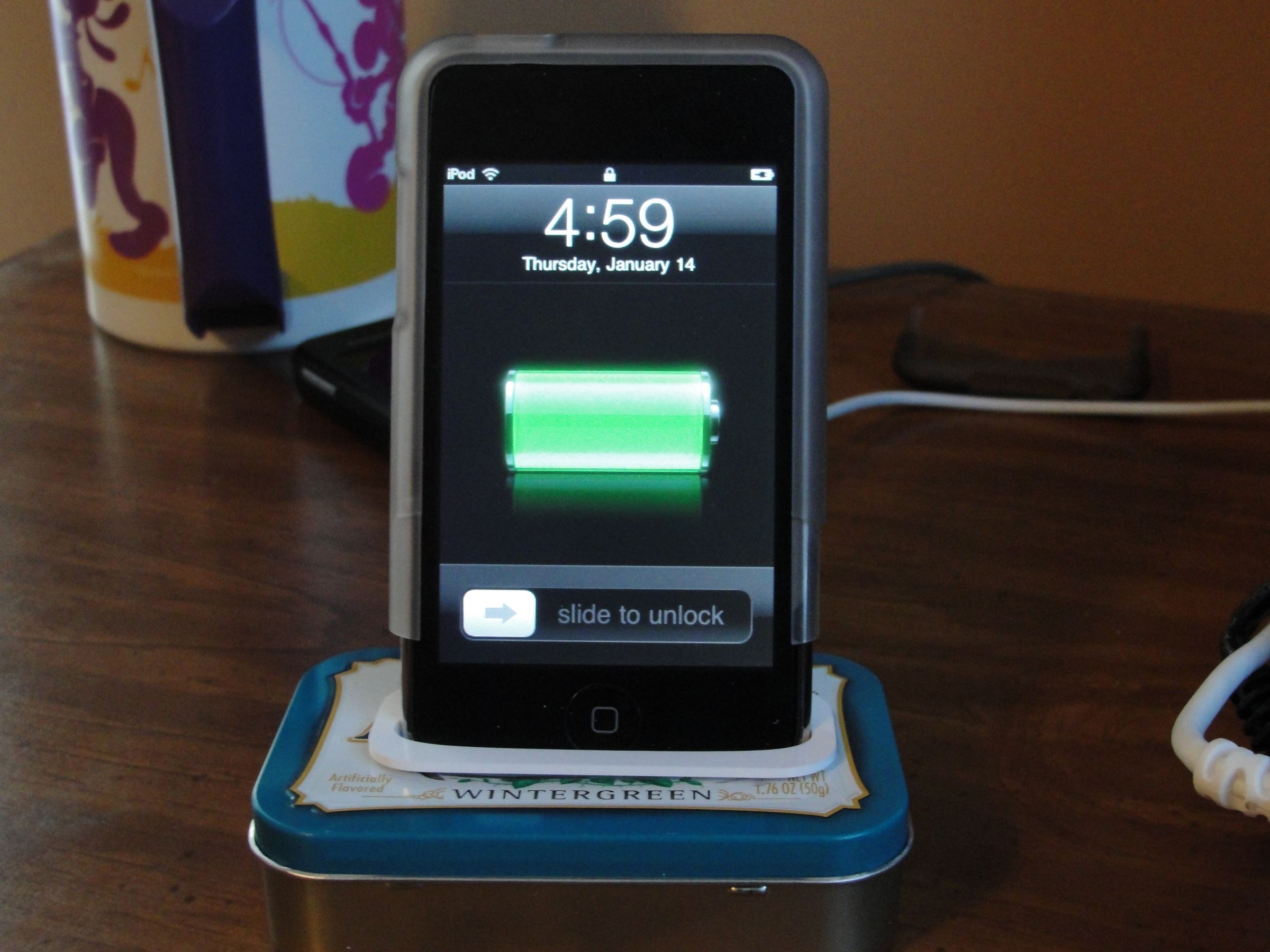Altoids Tin IPod Touch Dock