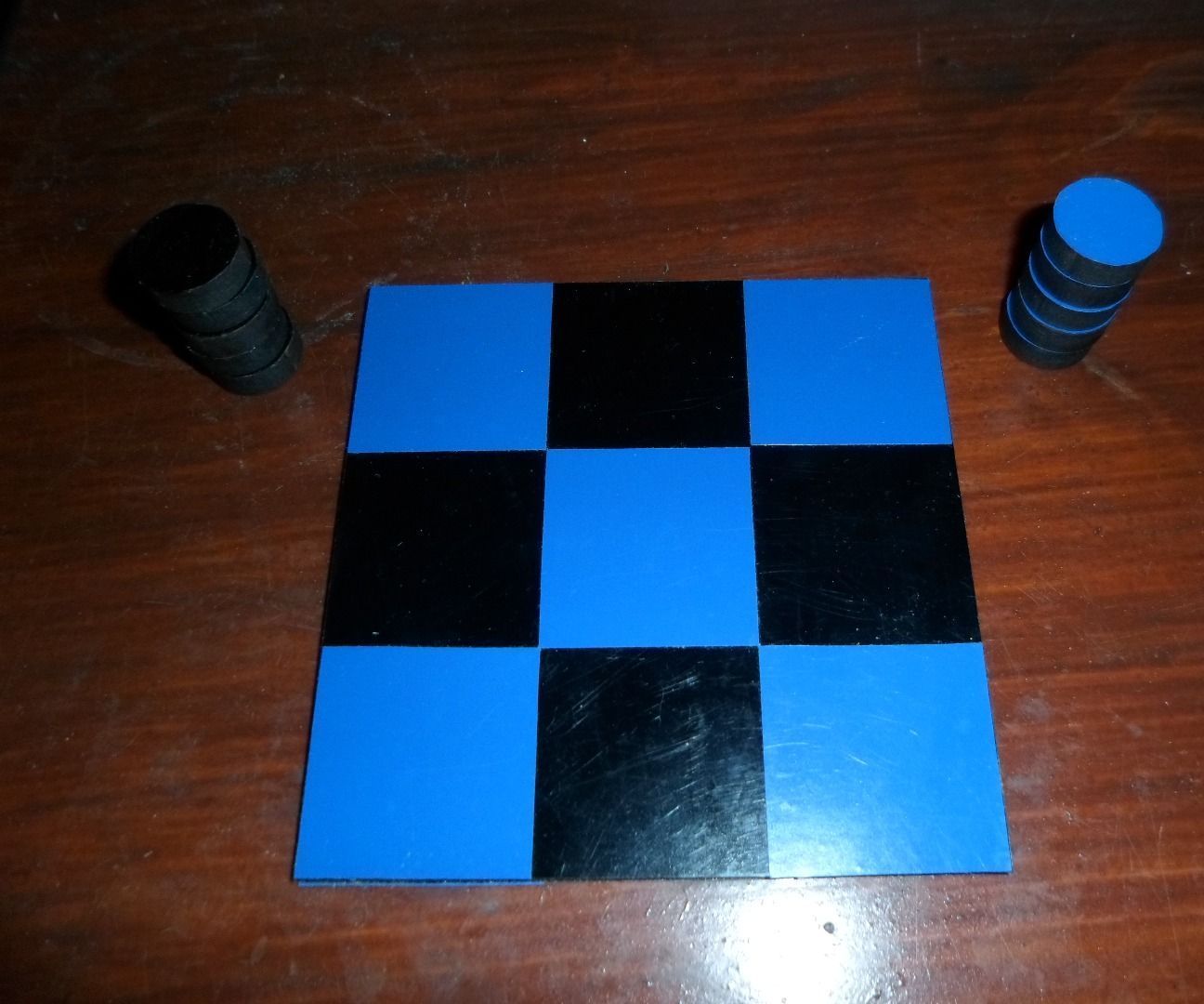Black & Blue Tic-Tac-Toe