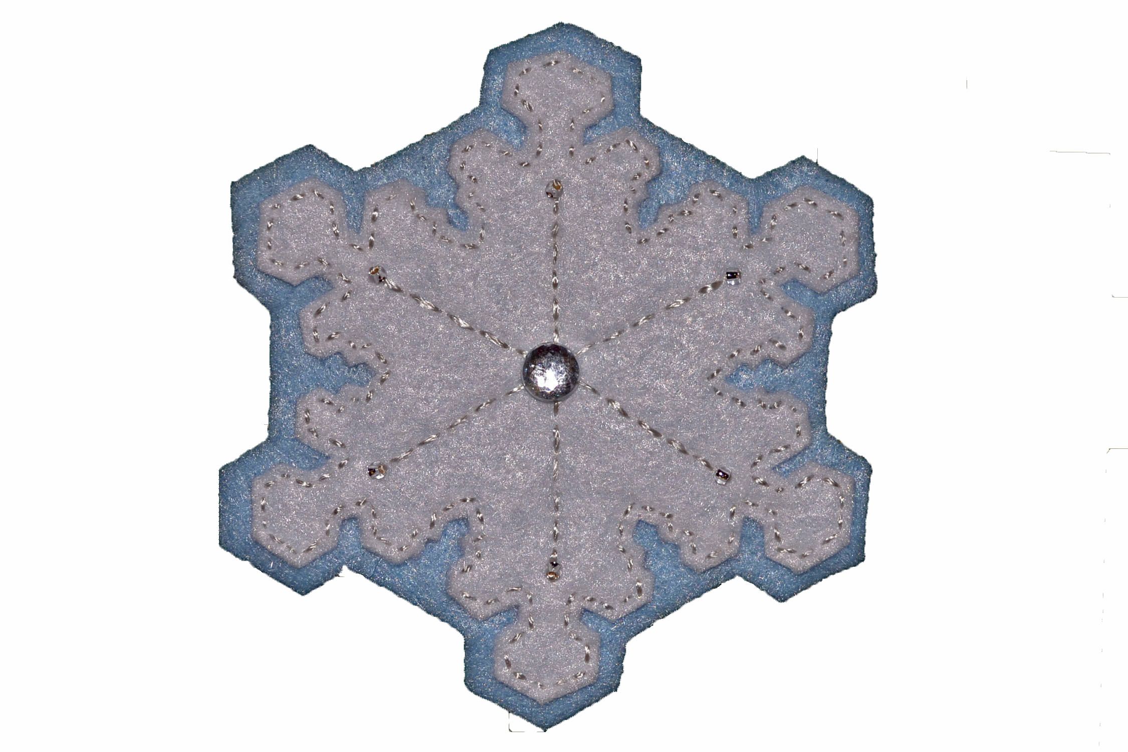 Felt Snowflake Ornaments : 11 Steps (with Pictures) Instructables