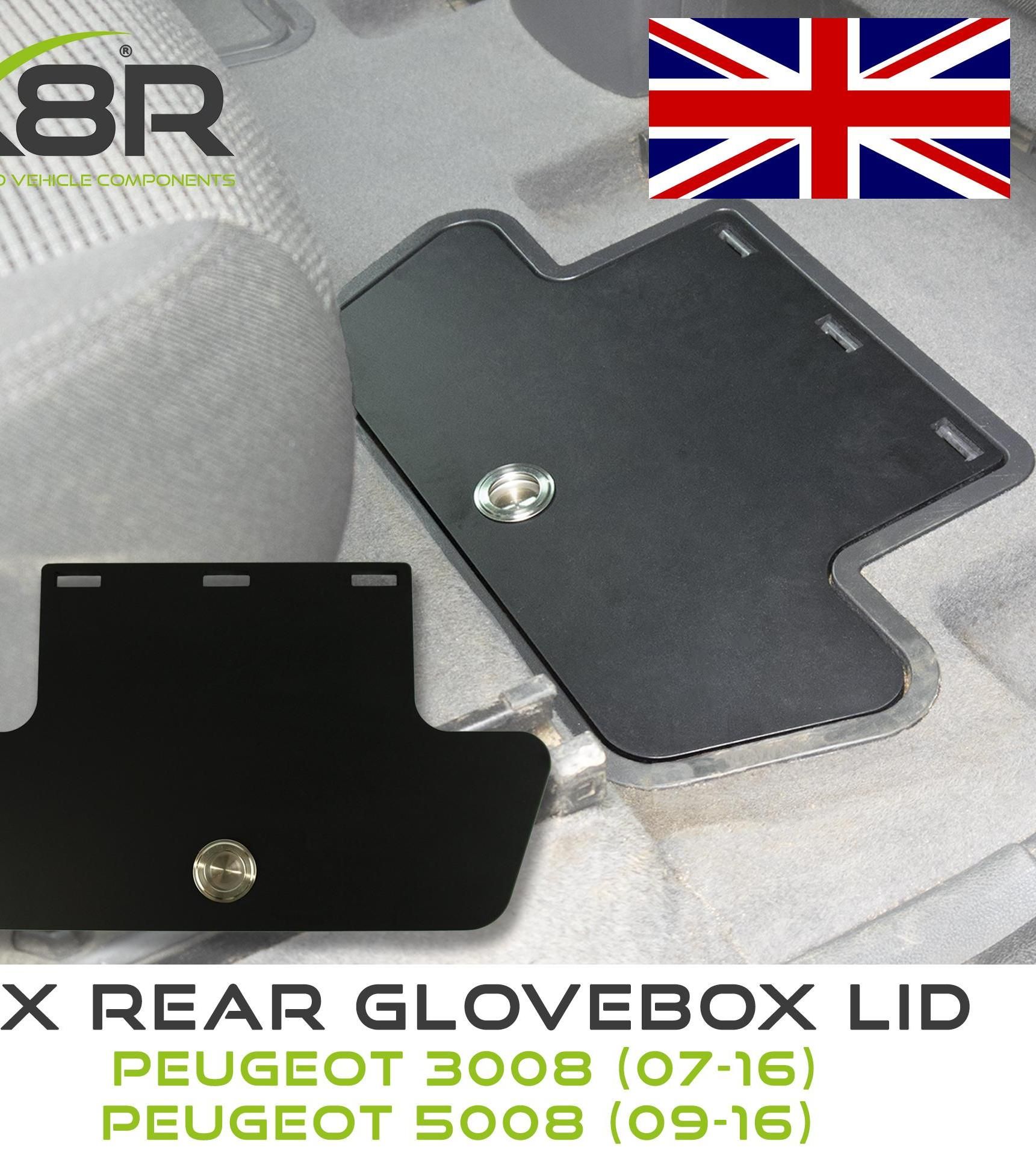 Peugeot 3008 5008 Rear Footwell Storage Compartment Lid