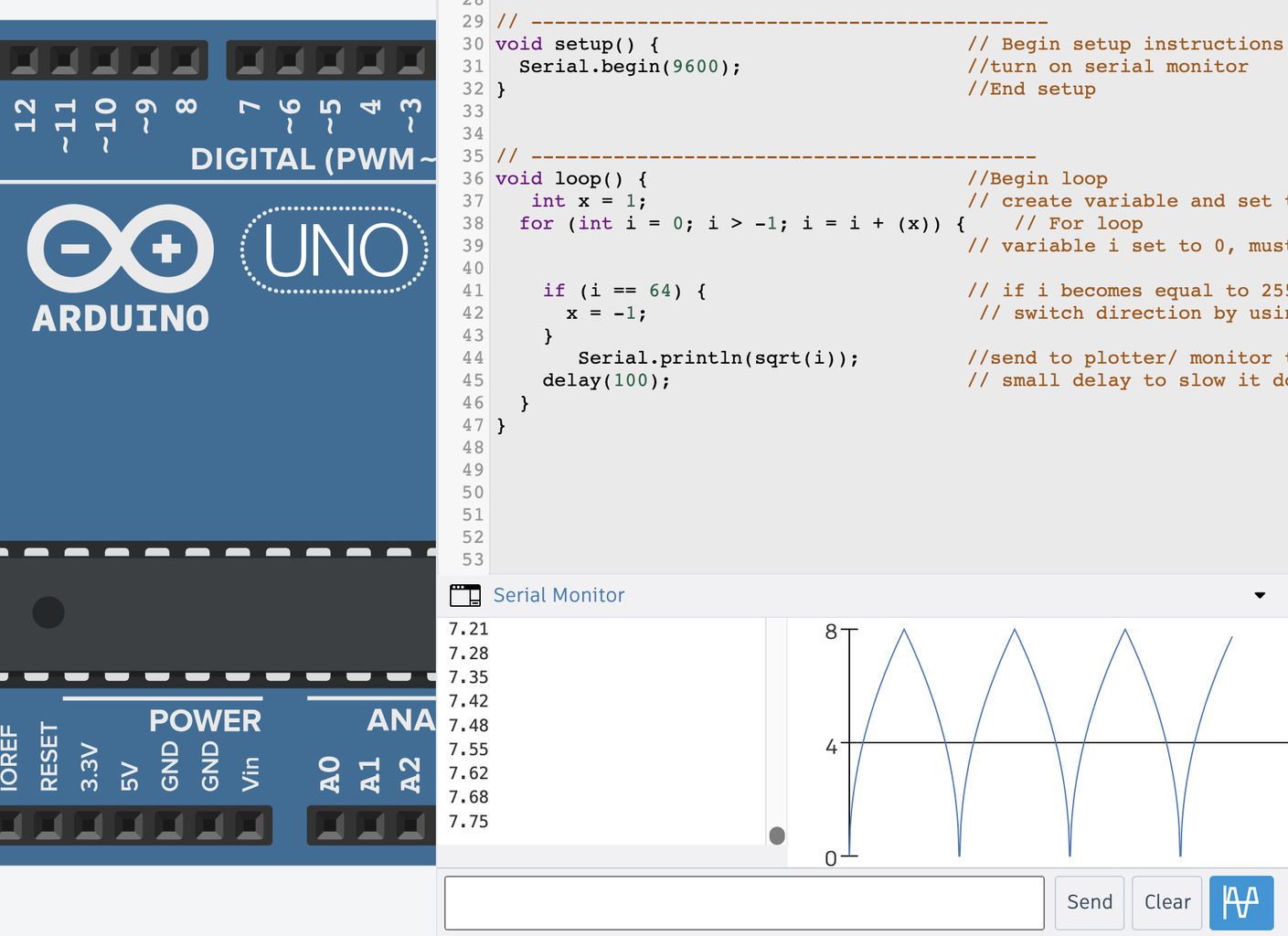 Math Calculations to Learn Arduino Programming Basics in Tinkercad : 7 ...
