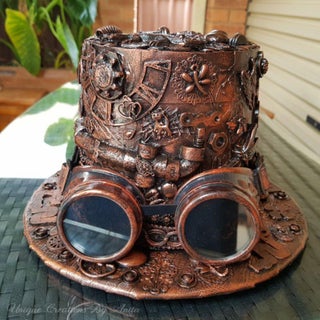 How to Make a Steampunk Hat From Recycled Materials : 15 Steps