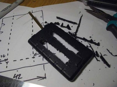 Cutting the Battery Case