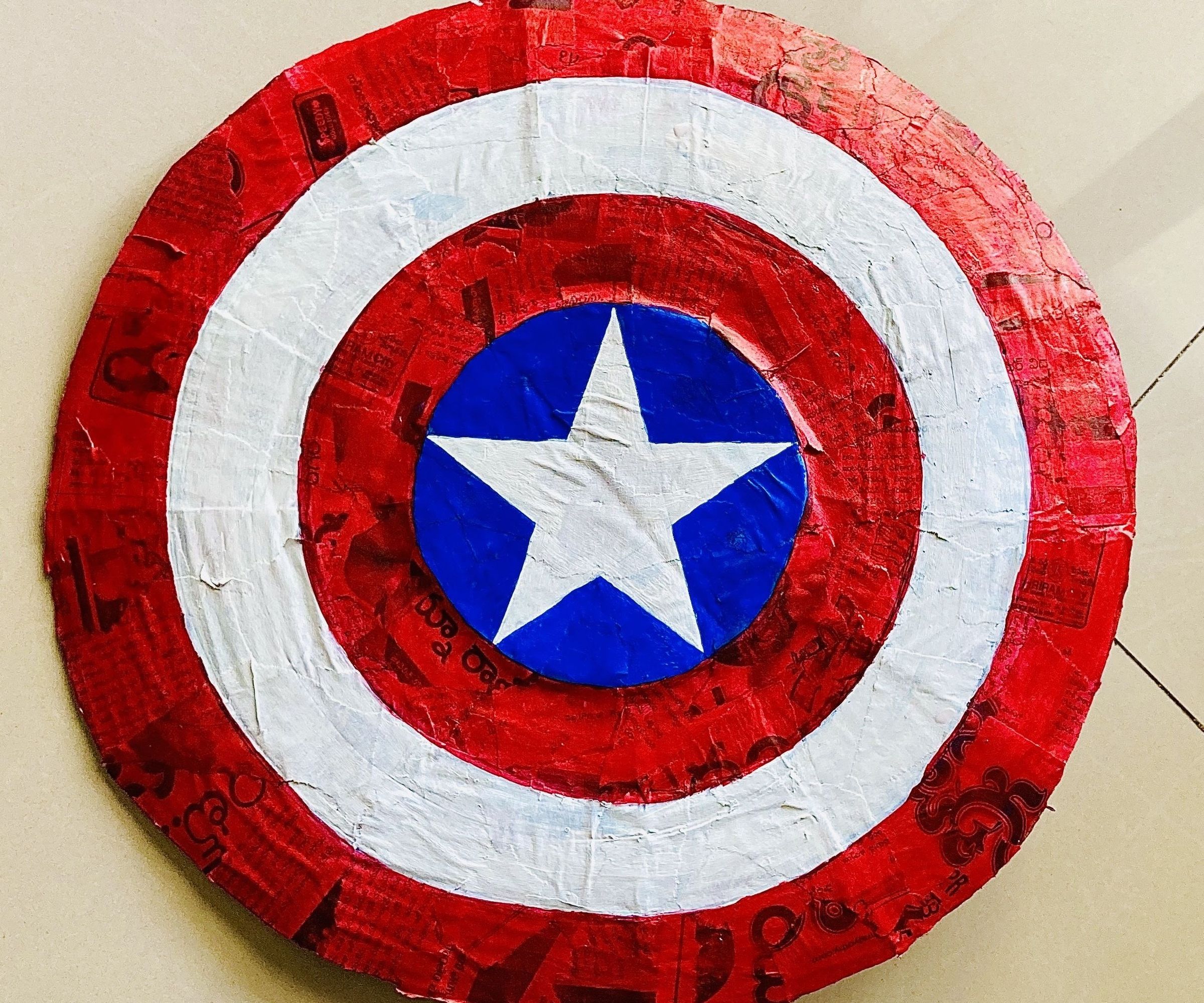 Easy Captain America Shield With Strap