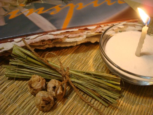 A Journal Made From a Book and Junk Mail Paper