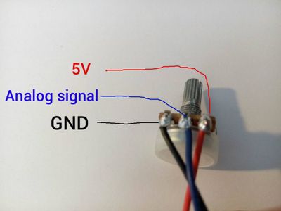 Control With the Potenciometers
