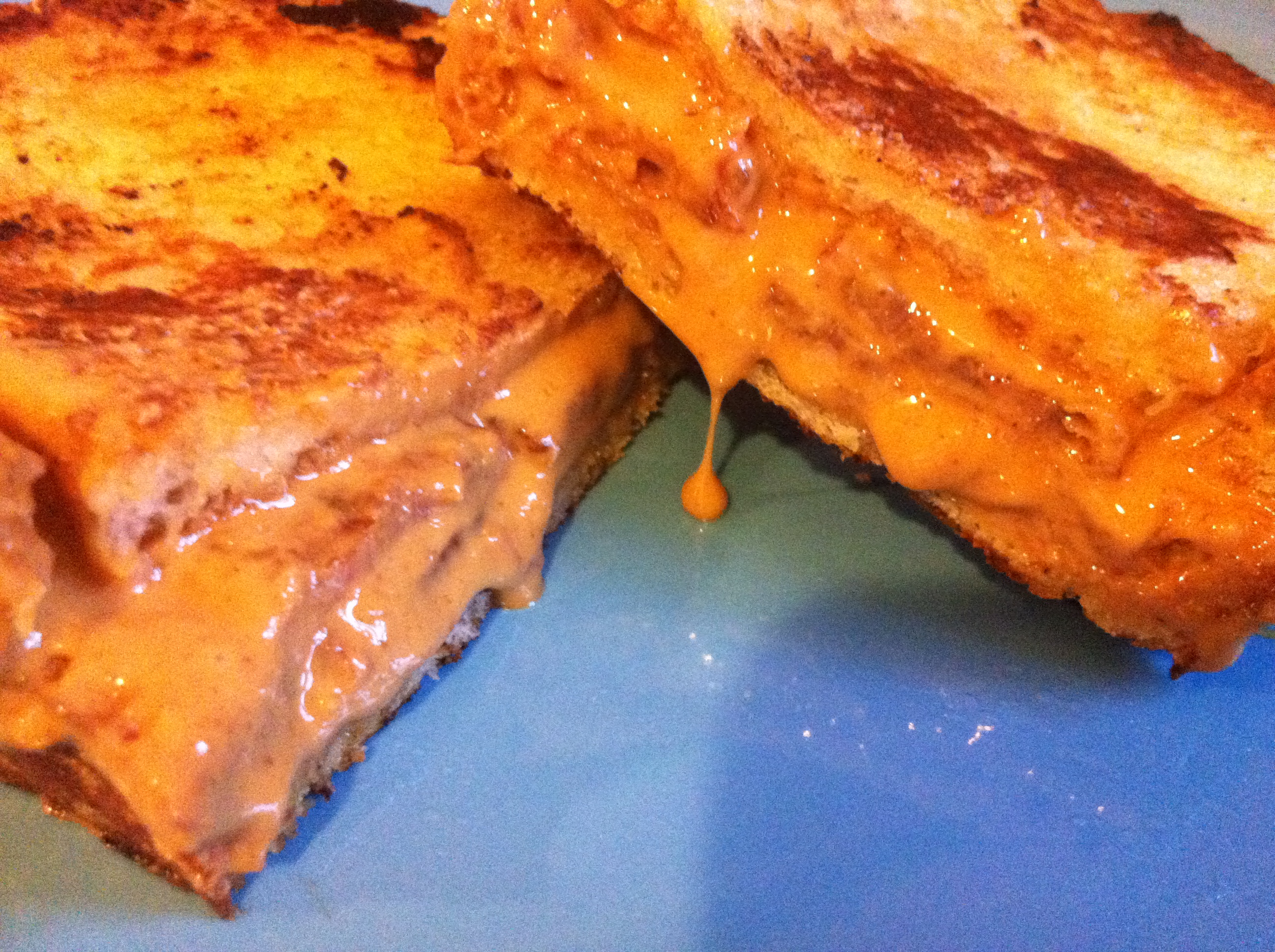 Fried PeanutButter Bacon Sandwich!