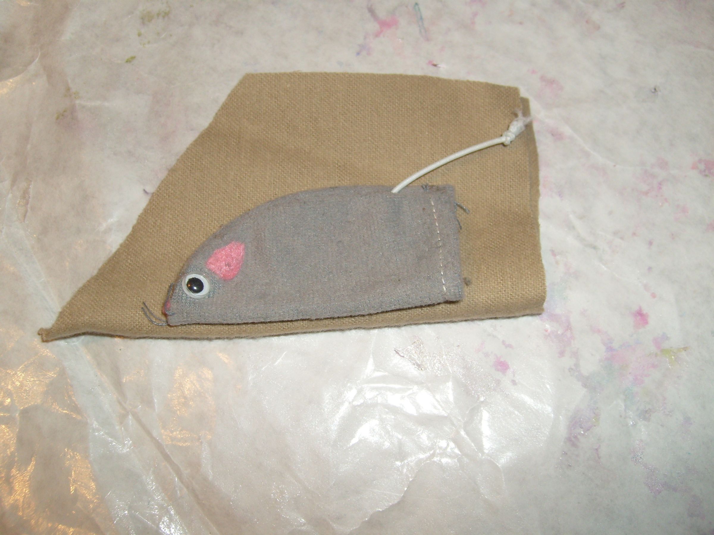 Mouse Finger Puppet