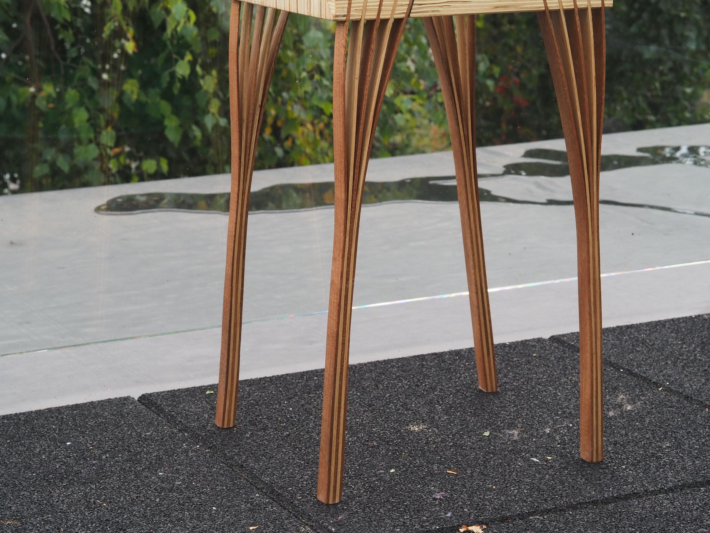 End Grain Plywood End Table With Laminated Legs 10 Steps (with