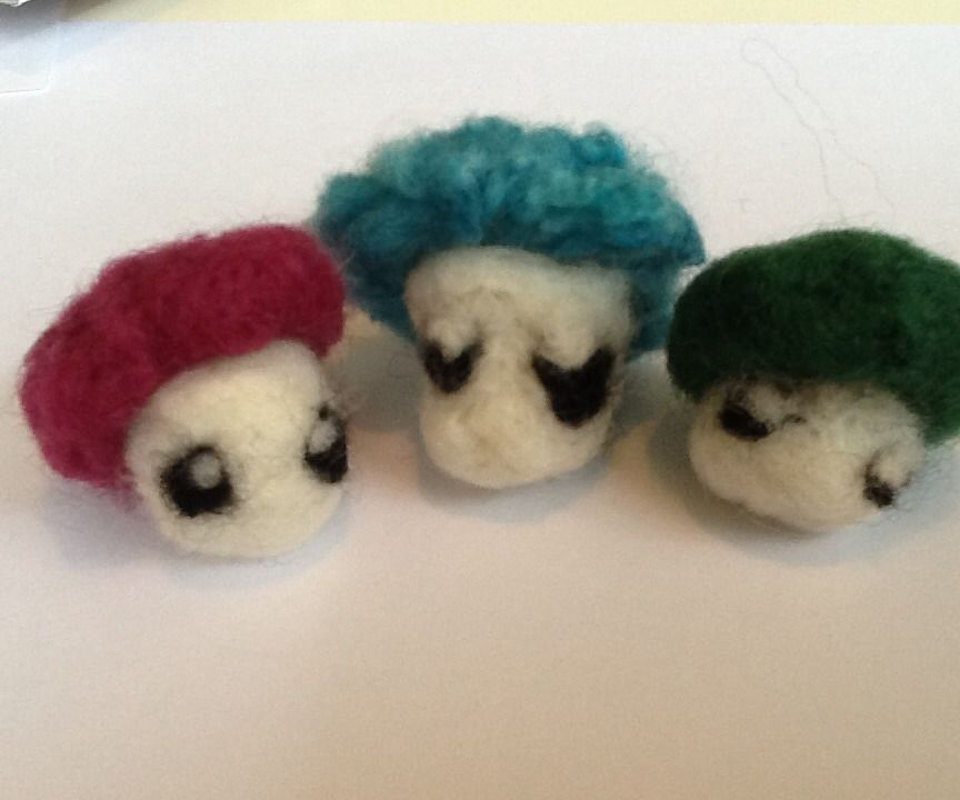 How to Needle-felt a Super Cute Mushroom