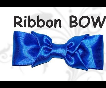 DIY Crafts - How to Make  Ribbon Bow / DIY Ribbon Bow /  DIY Beauty and Easy