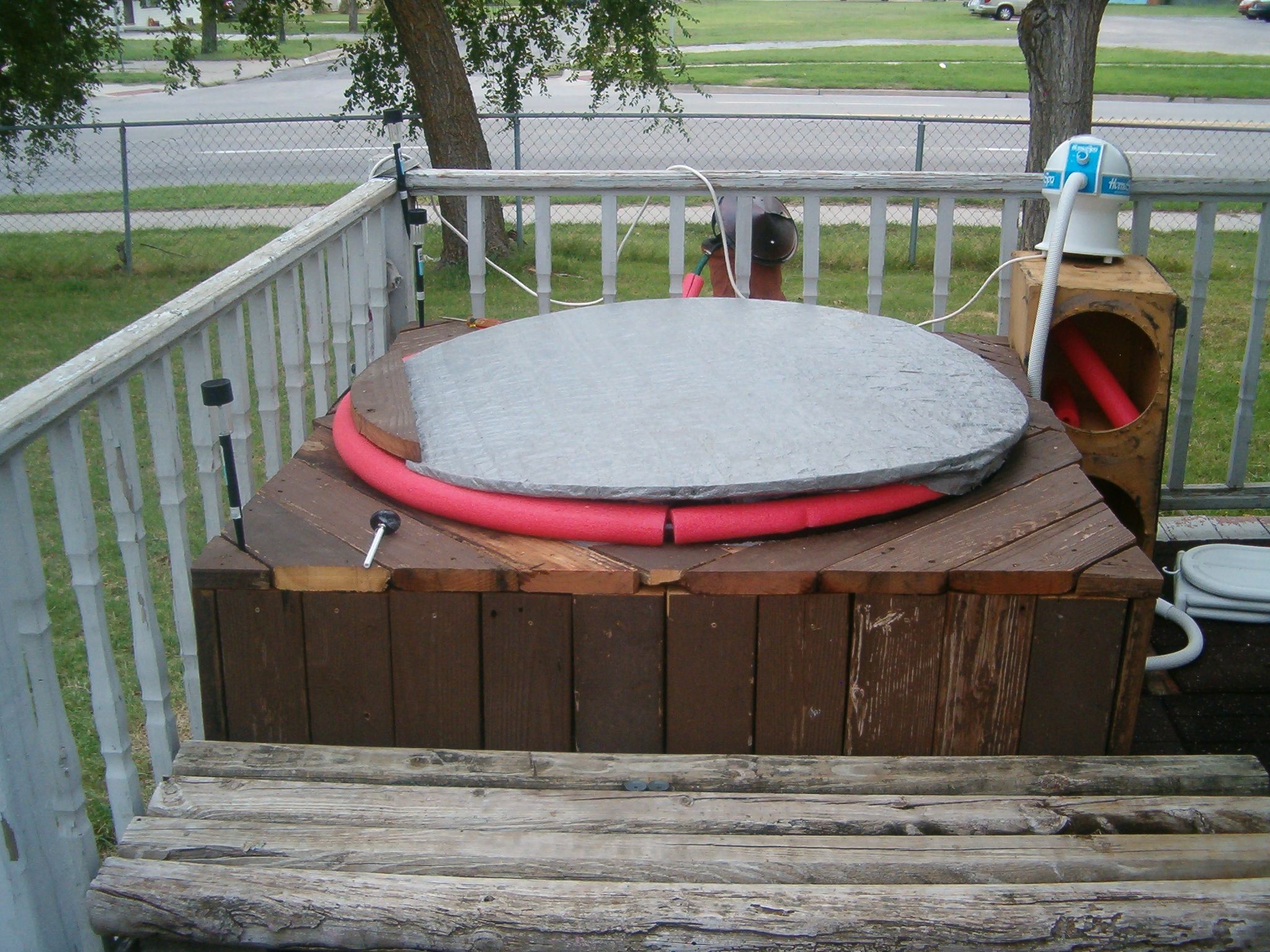 My Red-neck Wood-fired Hot Tub!